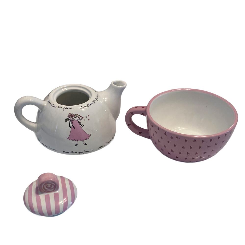 Gift for Mom! NWT Tea For One For Mom Giving Souls Mom I Love You Forever - Picture 5 of 6